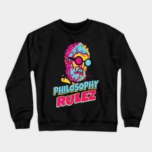 Philosopher Philosophy Humor Crewneck Sweatshirt